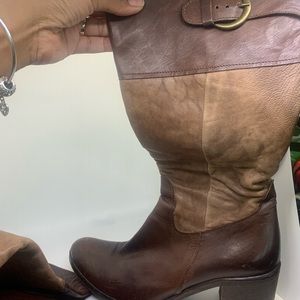 slightly worn Kenneth come boots.